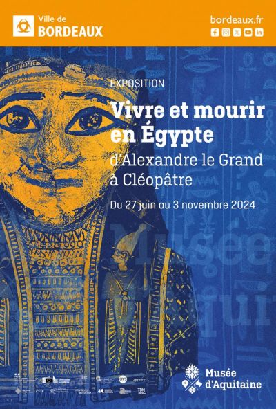 Exposition Vivre et mourir en Égypte